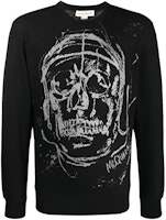 Alexander McQueen SS21 Skull Print Sweatshirt Black 631386-QPX71-1065 Alexander McQueen SS21 Skull Print Sweatshirt Black 631386-QPX71-1065