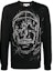 Order Alexander McQueen SS21 Baju Sweatshirt Cetakan Tengkorak Hitam 631386-QPX71-1065