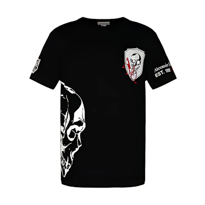 Alexander McQueen SS21 Skull T-Shirt Black 650423-QQZ65-0901