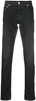 Alexander McQueen SS21 Slim Straight Logo Jeans Black 625681-QQY77-1001 Alexander McQueen SS21 Slim Straight Logo Jeans Black 625681-QQY77-1001