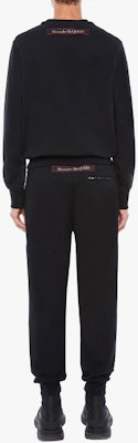 Alexander McQueen SS21 Seluar Track Logo Tape Lelaki Hitam 642664-QQX75-1000 Shop Alexander McQueen SS21 Seluar Track Logo Tape Lelaki Hitam 642664-QQX75-1000