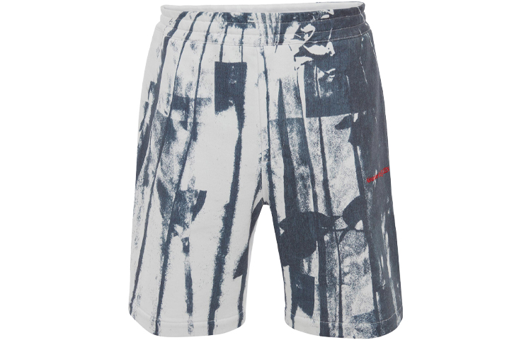 Order 亞歷山大麥昆 SS21 Trompe 抽繩針織短褲 海軍藍 650436QQZ700900