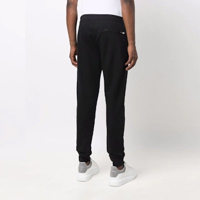 알렉산더 맥퀸 SS22 블랙 로고 프린트 밴딩 조거 팬츠 688714-QSZ81-0911 Shop 알렉산더 맥퀸 SS22 블랙 로고 프린트 밴딩 조거 팬츠 688714-QSZ81-0911