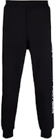 Alexander McQueen SS22 Black Logo Print High-Waist Slim Jogger Pants 687742-QSZ9A-0901 Alexander McQueen SS22 Black Logo Print High-Waist Slim Jogger Pants 687742-QSZ9A-0901