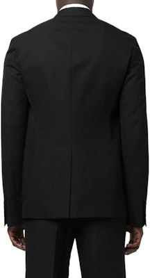 Alexander McQueen SS22 Blazer Lengan Panjang Hitam dengan Poket Zip. 700415-QTS57-1001 Purchase Alexander McQueen SS22 Blazer Lengan Panjang Hitam dengan Poket Zip. 700415-QTS57-1001