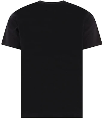 Alexander McQueen SS22 Kaos Hitam Lengan Pendek dengan Cetak Logo. 684500-QSZ57-0901 Lookbook Alexander McQueen SS22 Kaos Hitam Lengan Pendek dengan Cetak Logo. 684500-QSZ57-0901