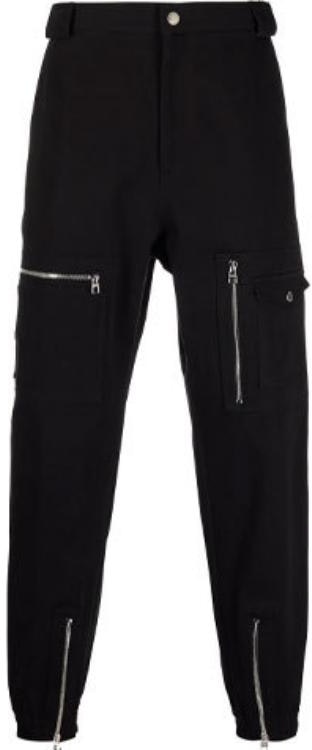 alexander-mc-queen-ss-22-black-solid-color-zipper-jogger-pants-671880-qss-22-1000