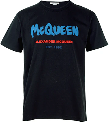 Alexander McQueen 2022黑色大Logo印花短袖T恤 684504-QSZ52-0901 Order Alexander McQueen 2022黑色大Logo印花短袖T恤 684504-QSZ52-0901