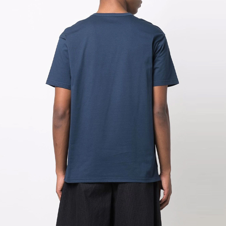 Alexander McQueen SS22  Blue T-Shirt with Logo Letter Print. 684500-QSZ57-0903 圖 4