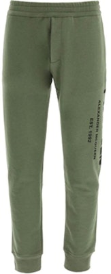 Alexander McQueen SS22 Celana Jogger Hijau dengan Cetakan Huruf 688714-QSZ81-0904 Buy Alexander McQueen SS22 Celana Jogger Hijau dengan Cetakan Huruf 688714-QSZ81-0904