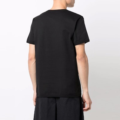 Alexander McQueen SS22 Logo Cetak Hitam Baju-T Lengan Pendek. 682519-QSZ53-0901 Shop Alexander McQueen SS22 Logo Cetak Hitam Baju-T Lengan Pendek. 682519-QSZ53-0901