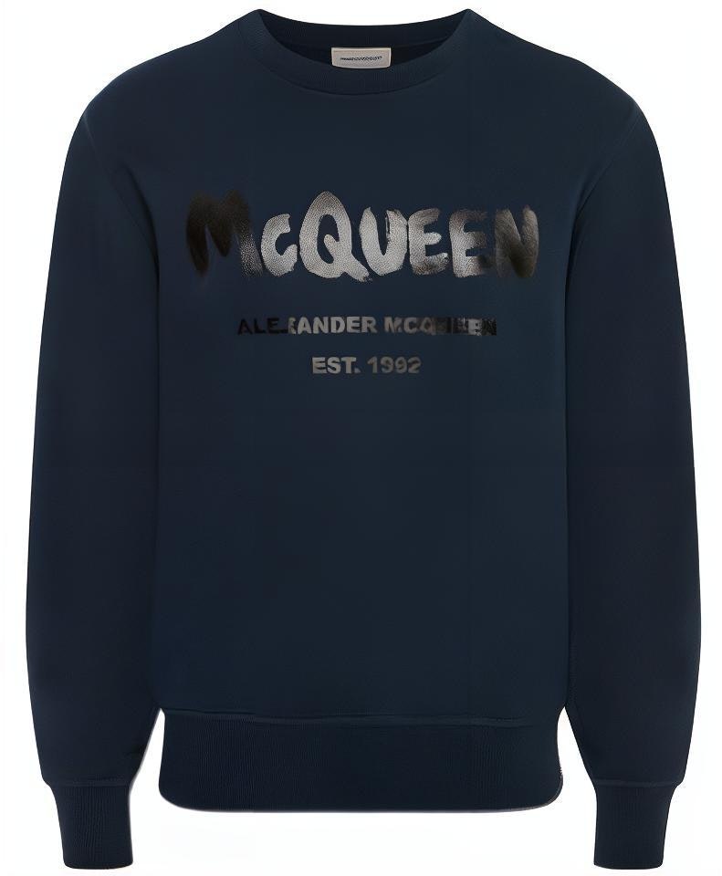 alexander-mc-queen-ss-22-navy-logo-print-crewneck-pullover-long-sleeve-sweatshirt-688713-qtz-81-0903