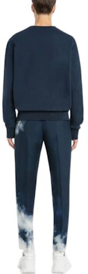 亞歷山大·麥昆 SS22 海軍藍印花標誌圓領長袖衛衣 688713-QTZ81-0903 Shop 亞歷山大·麥昆 SS22 海軍藍印花標誌圓領長袖衛衣 688713-QTZ81-0903