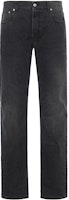 Alexander McQueen SS22 Skinny Distressed Jeans Black 683028-QSY77-1001 Alexander McQueen SS22 Skinny Distressed Jeans Black 683028-QSY77-1001