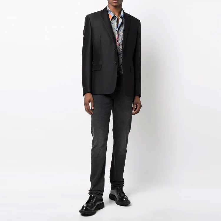 Lookbook 알렉산더 맥퀸 SS22 스키니 디스트레스드 진 블랙 683028-QSY77-1001