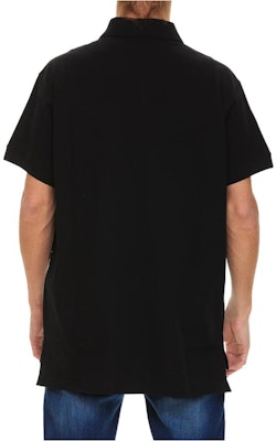 알렉산더 맥퀸 SS22 스컬 자수 코튼 폴로 셔츠 블랙 687734-QSX33-1000 Lookbook 알렉산더 맥퀸 SS22 스컬 자수 코튼 폴로 셔츠 블랙 687734-QSX33-1000