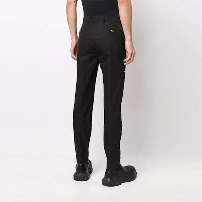 Alexander McQueen SS22 Seluar Slim Fit Kasual Zip Detailing Hitam 682312-QSS44-1000 Purchase Alexander McQueen SS22 Seluar Slim Fit Kasual Zip Detailing Hitam 682312-QSS44-1000