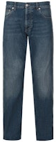 Alexander McQueen SS22 Straight Fit Denim Jeans Washed Blue. 677771-QSY75-4001 Alexander McQueen SS22 Straight Fit Denim Jeans Washed Blue. 677771-QSY75-4001