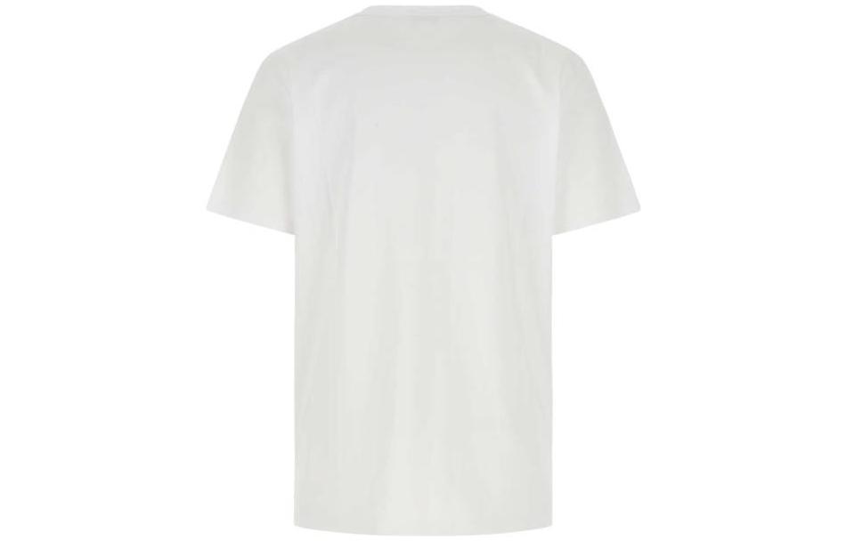 Alexander McQueen SS22  White Letter Skull Graphic T-Shirt. 711006-QTZ41-0900 圖 3