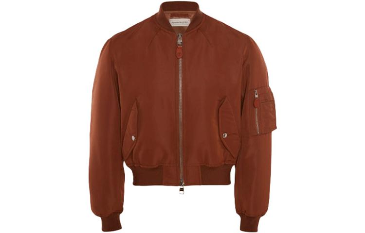 Alexander McQueen SS22 Cedar Logo Print Bomber Jacket 682880-QSR77-9844