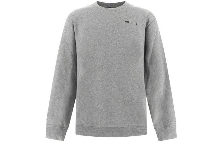 Alexander McQueen SS22 Letter Print Pullover Sweatshirt Grey 624832-RST94-1230