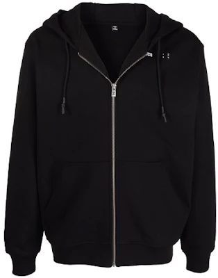 アレキサンダー・マックイーン SS22 ロゴ刺繍ジップフーディースウェットシャツ ブラック 682830-RST93-1000 Buy アレキサンダー・マックイーン SS22 ロゴ刺繍ジップフーディースウェットシャツ ブラック 682830-RST93-1000