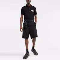 Lookbook Alexander McQueen SS22 標誌黑色短袖休閒T恤 662551-QRX33-1000