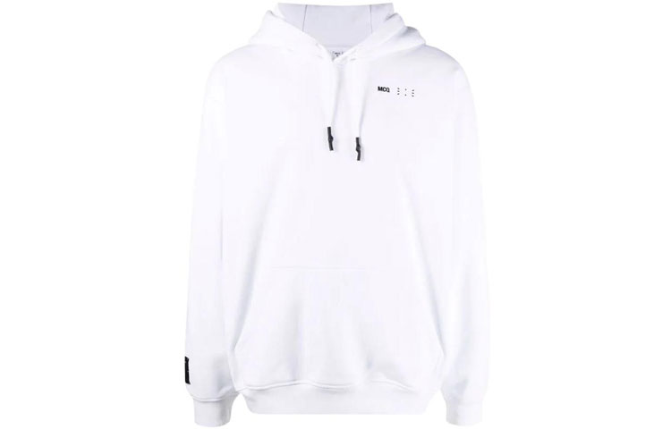 Alexander McQueen SS22 Logo Print Hoodie White () 624727-RST93-9000