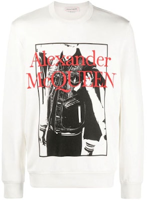 Alexander McQueen SS22 Baju Lengan Panjang Cetakan Logo Putih Lelaki. 683191-QSZ76-0910 Order Alexander McQueen SS22 Baju Lengan Panjang Cetakan Logo Putih Lelaki. 683191-QSZ76-0910