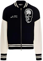 Alexander McQueen SS22 Printed Zip Bomber Jacket Blue 684307-Q1XCN-4126 Alexander McQueen SS22 Printed Zip Bomber Jacket Blue 684307-Q1XCN-4126