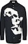 Order Alexander McQueen SS22 Skull Camo Print Long Sleeve Shirt Black 682294-QSO49-1080