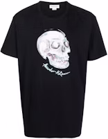 Alexander McQueen SS22 Skull Print Crew Neck T-Shirt Black Tee 687748-QSZ97-0901 Alexander McQueen SS22 Skull Print Crew Neck T-Shirt Black Tee 687748-QSZ97-0901