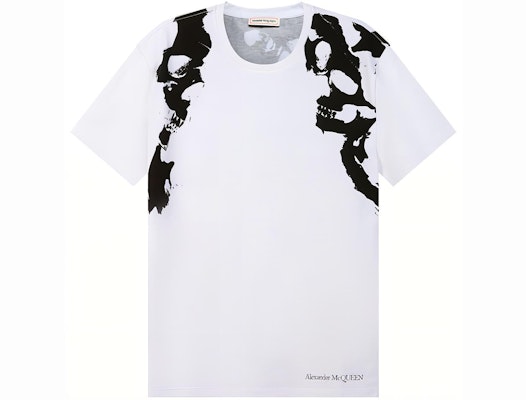 알렉산더 맥퀸 SS22 스컬 프린트 크루넥 화이트 티셔츠. 682533-QSZ65-0900 Buy 알렉산더 맥퀸 SS22 스컬 프린트 크루넥 화이트 티셔츠. 682533-QSZ65-0900
