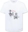 Buy Alexander McQueen SS22 Skull Print Baju-T Leher Bulat Putih Kapas 682529-QSZ61-0900