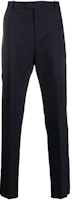 Alexander McQueen SS22 Solid Blue Straight-Leg Casual Suit Pants Men. 601460-QTU82-4100 Alexander McQueen SS22 Solid Blue Straight-Leg Casual Suit Pants Men. 601460-QTU82-4100