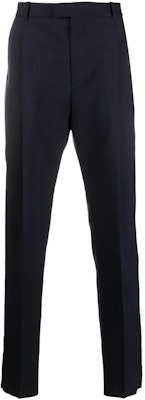Pantalones Casuales Rectos Azul Sólido Hombre Alexander McQueen SS22. 601460-QTU82-4100 Order Pantalones Casuales Rectos Azul Sólido Hombre Alexander McQueen SS22. 601460-QTU82-4100