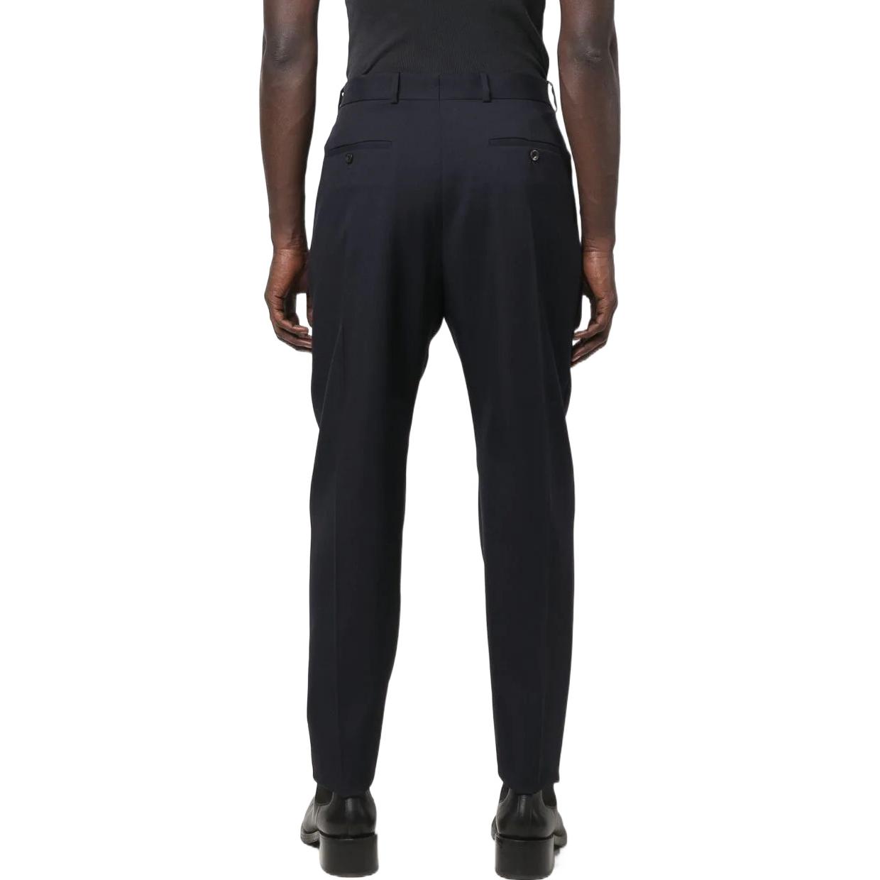 Shop Pantalones Casuales Rectos Azul Sólido Hombre Alexander McQueen SS22. 601460-QTU82-4100