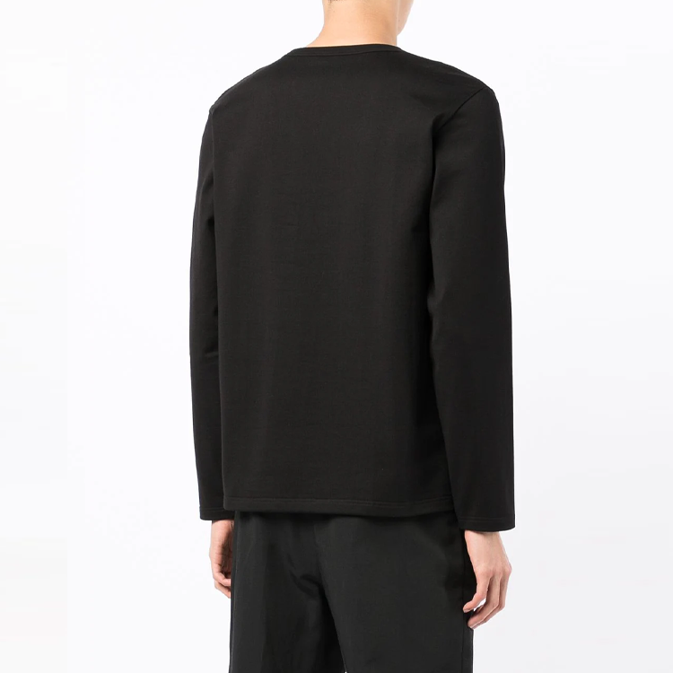 Purchase アレキサンダー・マックイーン SS22 ロゴプリント長袖Tシャツ ソリッドカラー 682518-QSZ52-0901