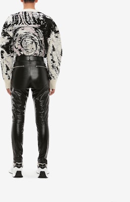 亞歷山大麥昆 2022春夏 白色提花圓領羊毛衫 689554-Q1XDU-9179 Shop 亞歷山大麥昆 2022春夏 白色提花圓領羊毛衫 689554-Q1XDU-9179