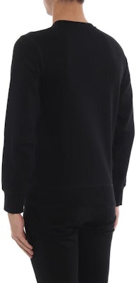 Alexander McQueen SS23 Baju Hitam Lengan Panjang Kapas Berleher Bulat Cetakan 550494-QMZ71-0901 Shop Alexander McQueen SS23 Baju Hitam Lengan Panjang Kapas Berleher Bulat Cetakan 550494-QMZ71-0901