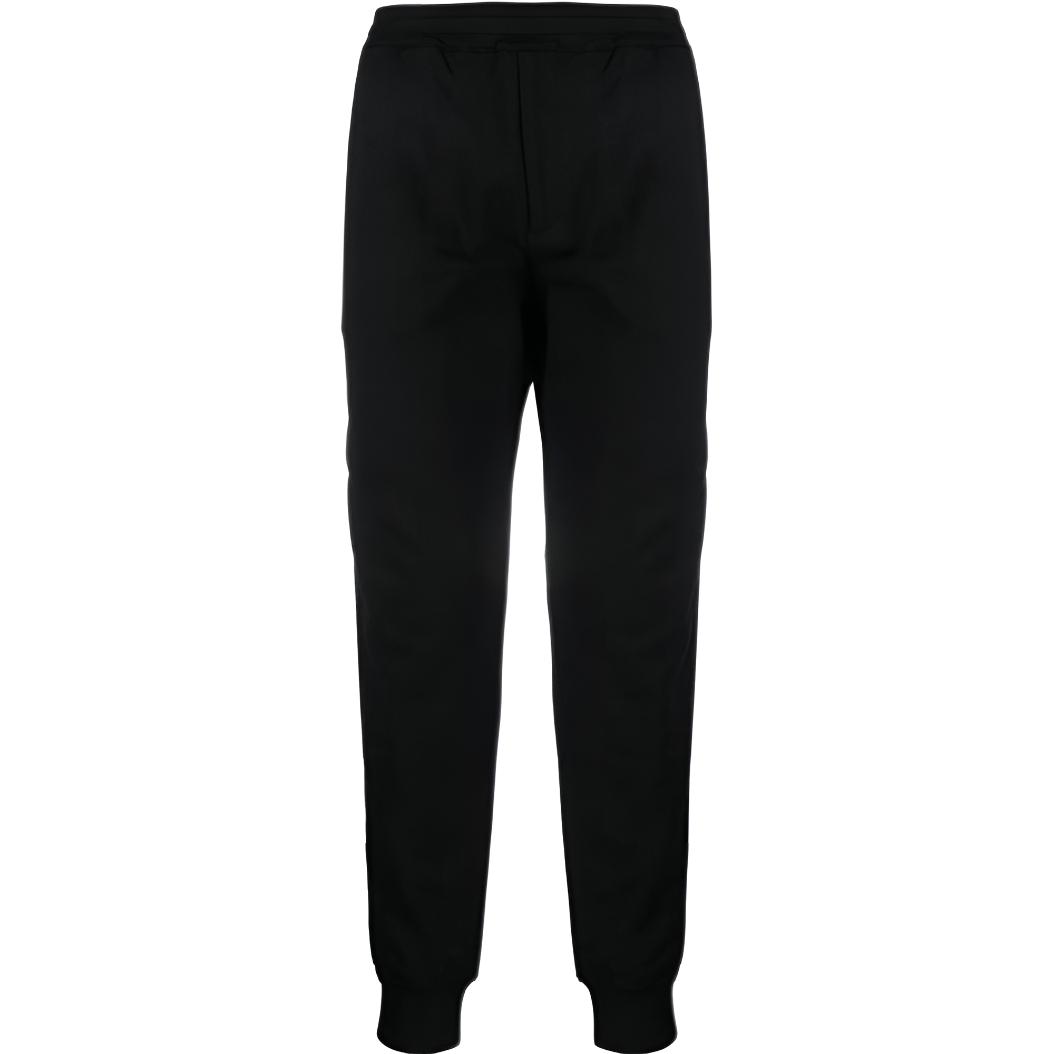 Alexander McQueen SS23  Black Knit Jogger Pants with Zipper Pockets 731642-QUX43-1000