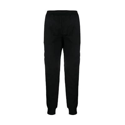 Alexander McQueen SS23 Black Knit Jogger Pants with Zipper Pockets 731642-QUX43-1000