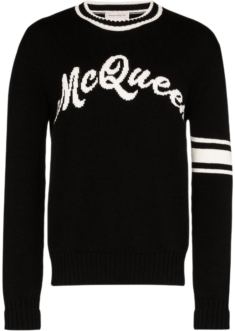 alexander-mc-queen-ss-23-black-logo-intarsia-knit-pullover-sweater-603257-q1-gbf-1001