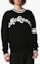 Purchase Alexander McQueen SS23 Black Logo Intarsia Knit Pullover Sweater 603257-Q1GBF-1001