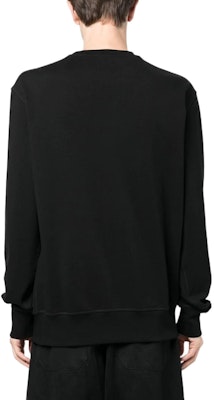 Alexander McQueen SS23 Black Pullover Sweatshirt with Logo Print. 727295-QUZ24-0901 Shop Alexander McQueen SS23 Black Pullover Sweatshirt with Logo Print. 727295-QUZ24-0901