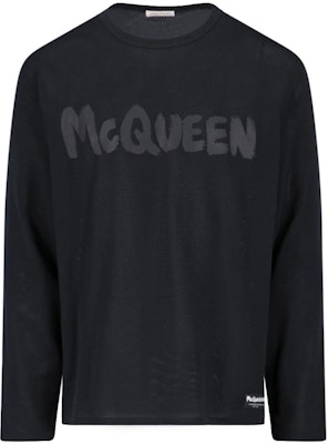 Alexander McQueen SS23 黑色純色長袖圓領衛衣 750663 QVZ13 0901 Order Alexander McQueen SS23 黑色純色長袖圓領衛衣 750663 QVZ13 0901