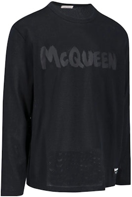 Alexander McQueen SS23 黑色純色長袖圓領衛衣 750663 QVZ13 0901 Shop Alexander McQueen SS23 黑色純色長袖圓領衛衣 750663 QVZ13 0901