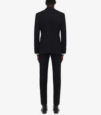 알렉산더 맥퀸 SS23 블랙 솔리드 싱글 브레스티드 롱 슬리브 블레이저 749655-QVU91-1000 Shop 알렉산더 맥퀸 SS23 블랙 솔리드 싱글 브레스티드 롱 슬리브 블레이저 749655-QVU91-1000