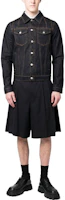 Lookbook Alexander McQueen SS23 藍色對比縫線牛仔外套. 731614-QUY10-4142