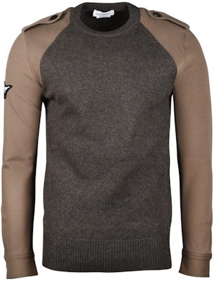 Alexander McQueen SS23 Baju Sweater Knit Colorblock Coklat 626449-Q1WZJ-2972 Buy Alexander McQueen SS23 Baju Sweater Knit Colorblock Coklat 626449-Q1WZJ-2972